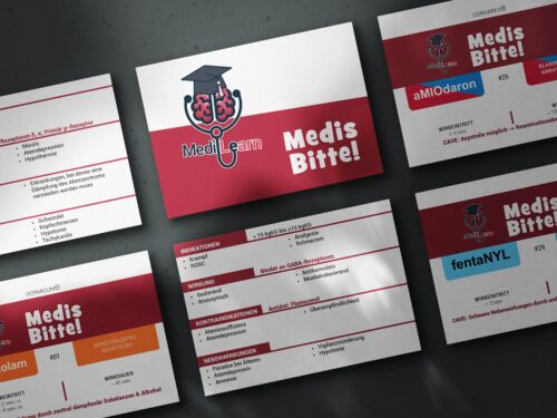Medis Bitte – Notfallmedikamente Wissensboost Karteikarten