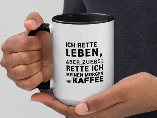 Tasse mit farbiger Innenseite