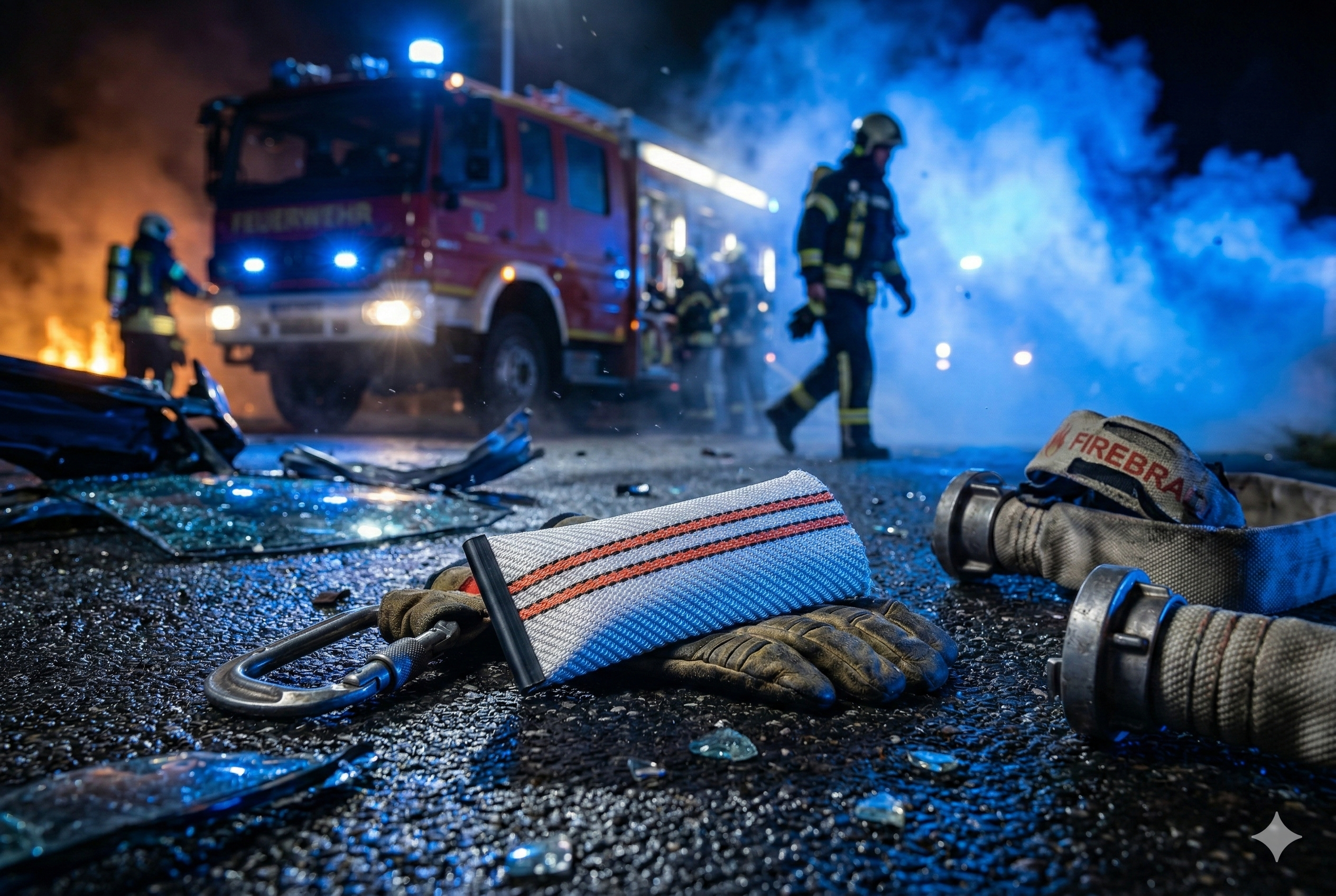 Echte Einsatz-DNA: Die handgefertigte Brillenhülle aus Feuerwehr-C-Schlauch