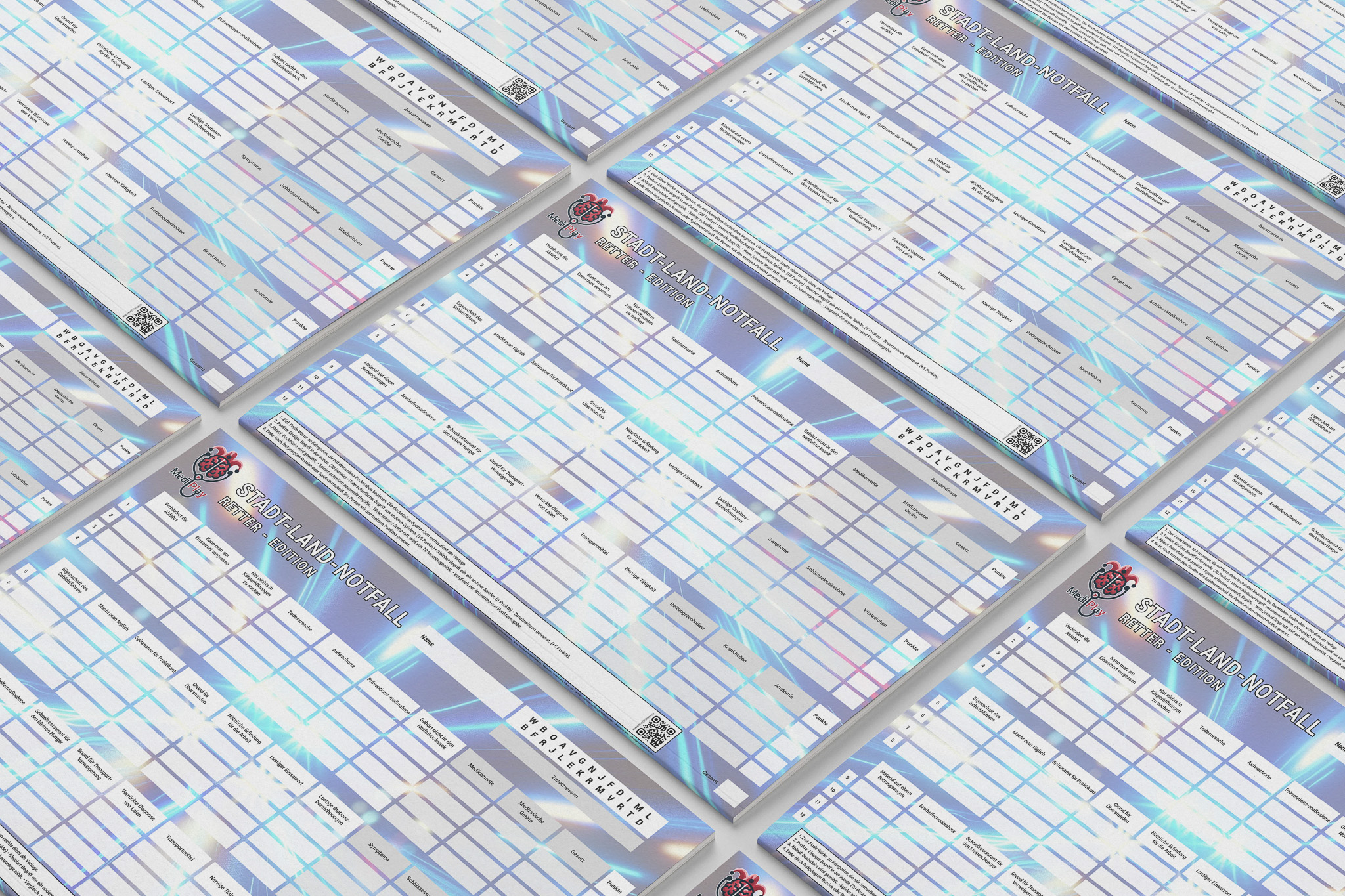 Stadt-Land-Notfall (A4) – Das ultimative Wissens-Battle für die Wache