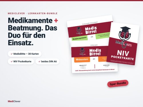 Medis Bitte + NIV Pocketkarte – Lernkarten-Bundle