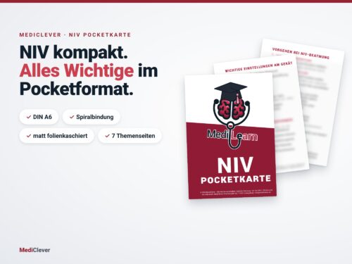 NIV Pocketkarte – Nicht-invasive Beatmung kompakt