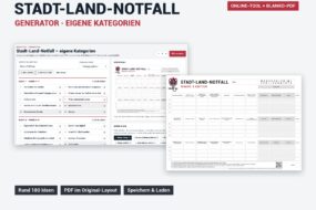Stadt-Land-Notfall · Generator – eigene Kategorien