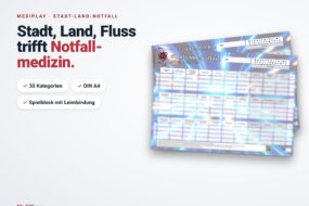 Stadt-Land-Notfall (A4) – Das ultimative Wissens-Battle für die Wache