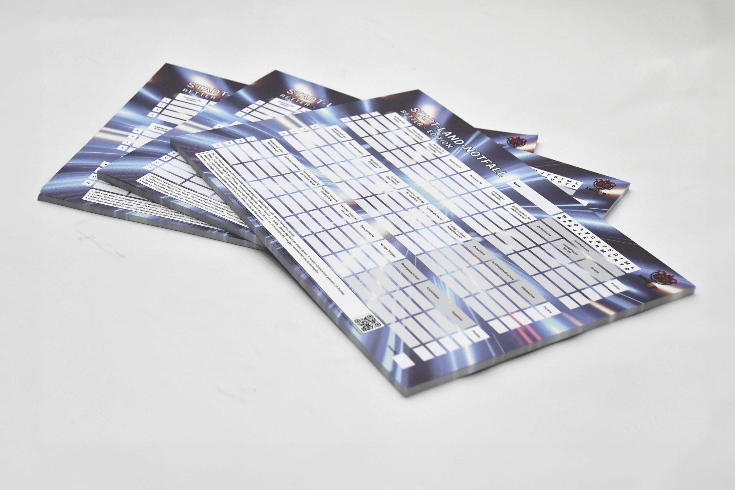 Stadt-Land-Notfall A4 – Das medizinische Lernspiel